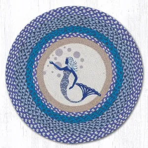 Blue Mermaid Round Rug