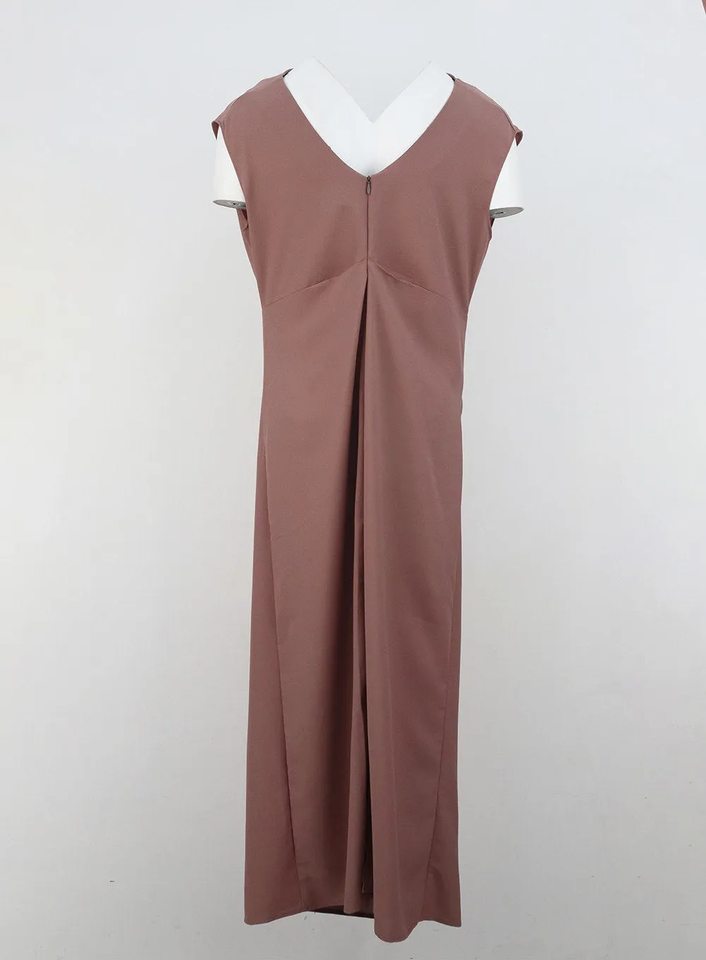 Cowl Neck Maxi Dress OU314