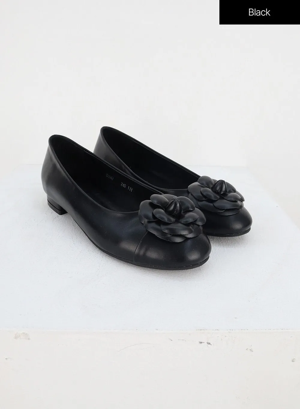 Faux Leather Flats BY303