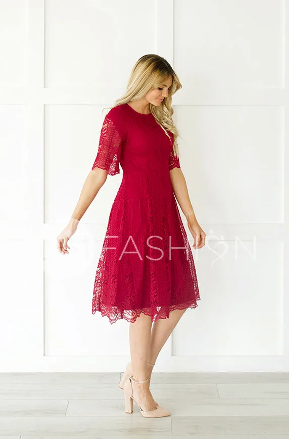 Lillian Chili Pepper Red Dress - DM Exclusive