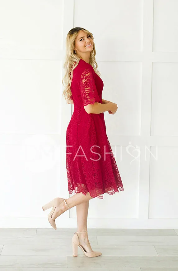 Lillian Chili Pepper Red Dress - DM Exclusive