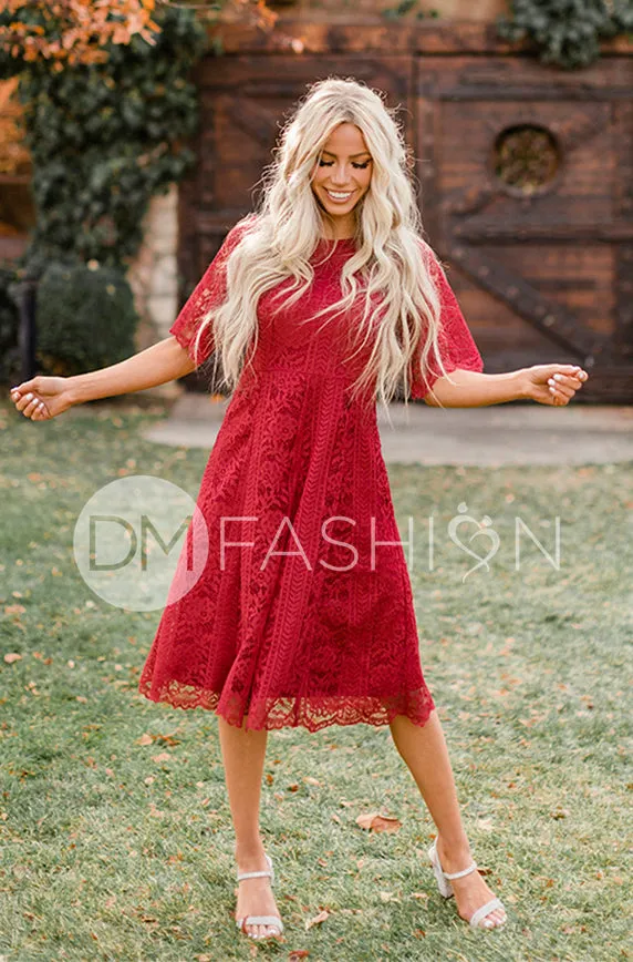 Lillian Chili Pepper Red Dress - DM Exclusive