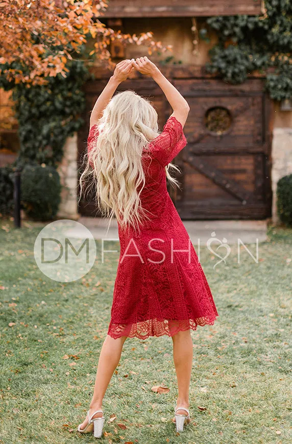 Lillian Chili Pepper Red Dress - DM Exclusive