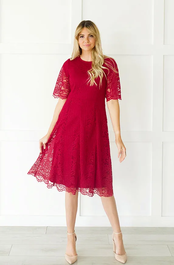 Lillian Chili Pepper Red Dress - DM Exclusive