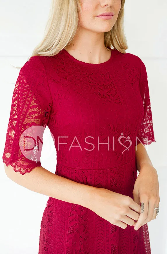 Lillian Chili Pepper Red Dress - DM Exclusive