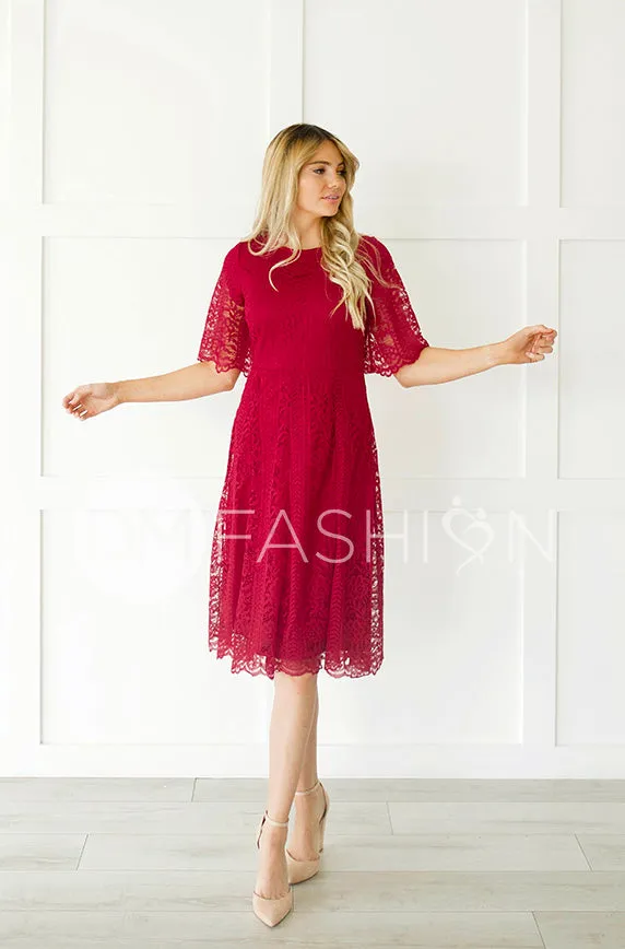 Lillian Chili Pepper Red Dress - DM Exclusive