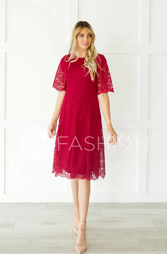 Lillian Chili Pepper Red Dress - DM Exclusive