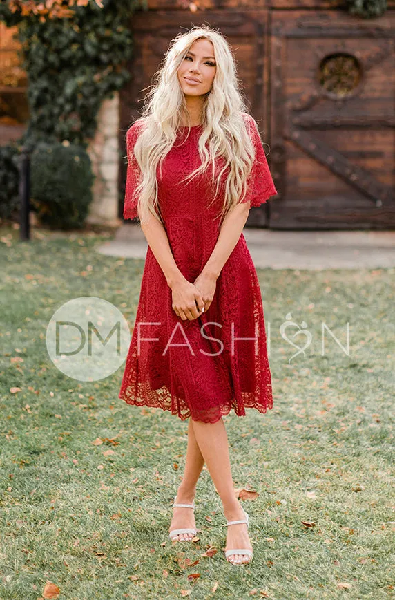 Lillian Chili Pepper Red Dress - DM Exclusive