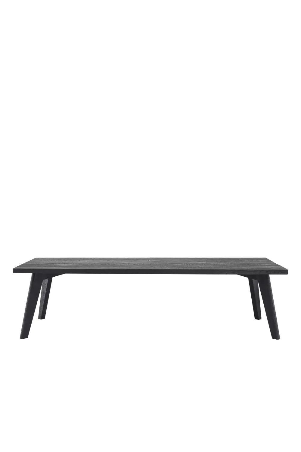 Medium Rectangular Black Oak Dining Table | Eichholtz Biot