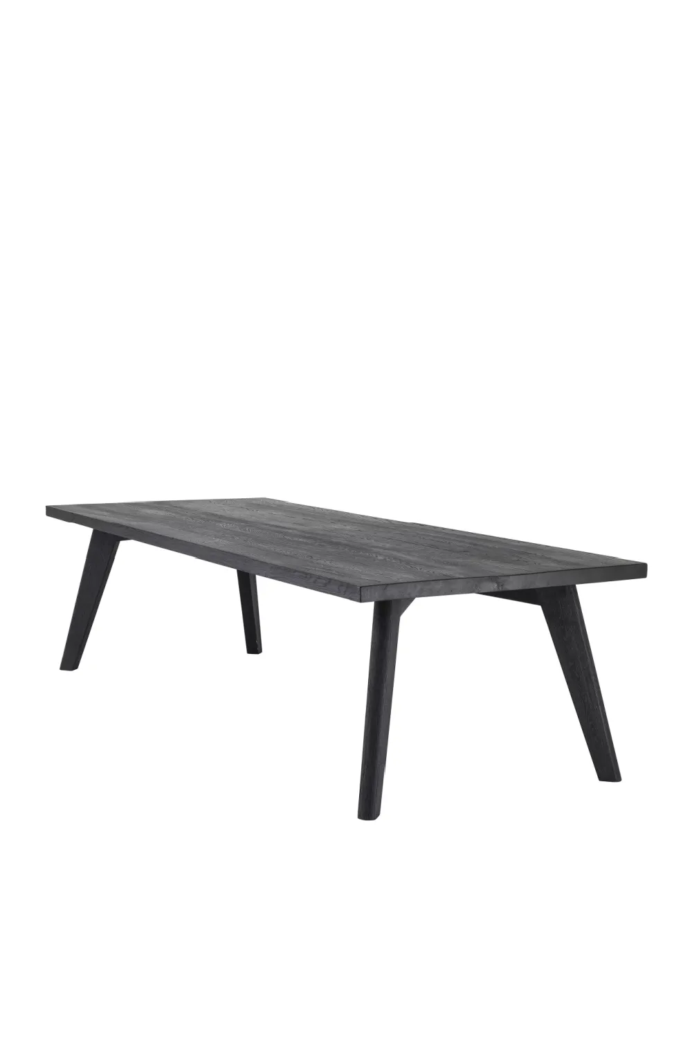 Medium Rectangular Black Oak Dining Table | Eichholtz Biot