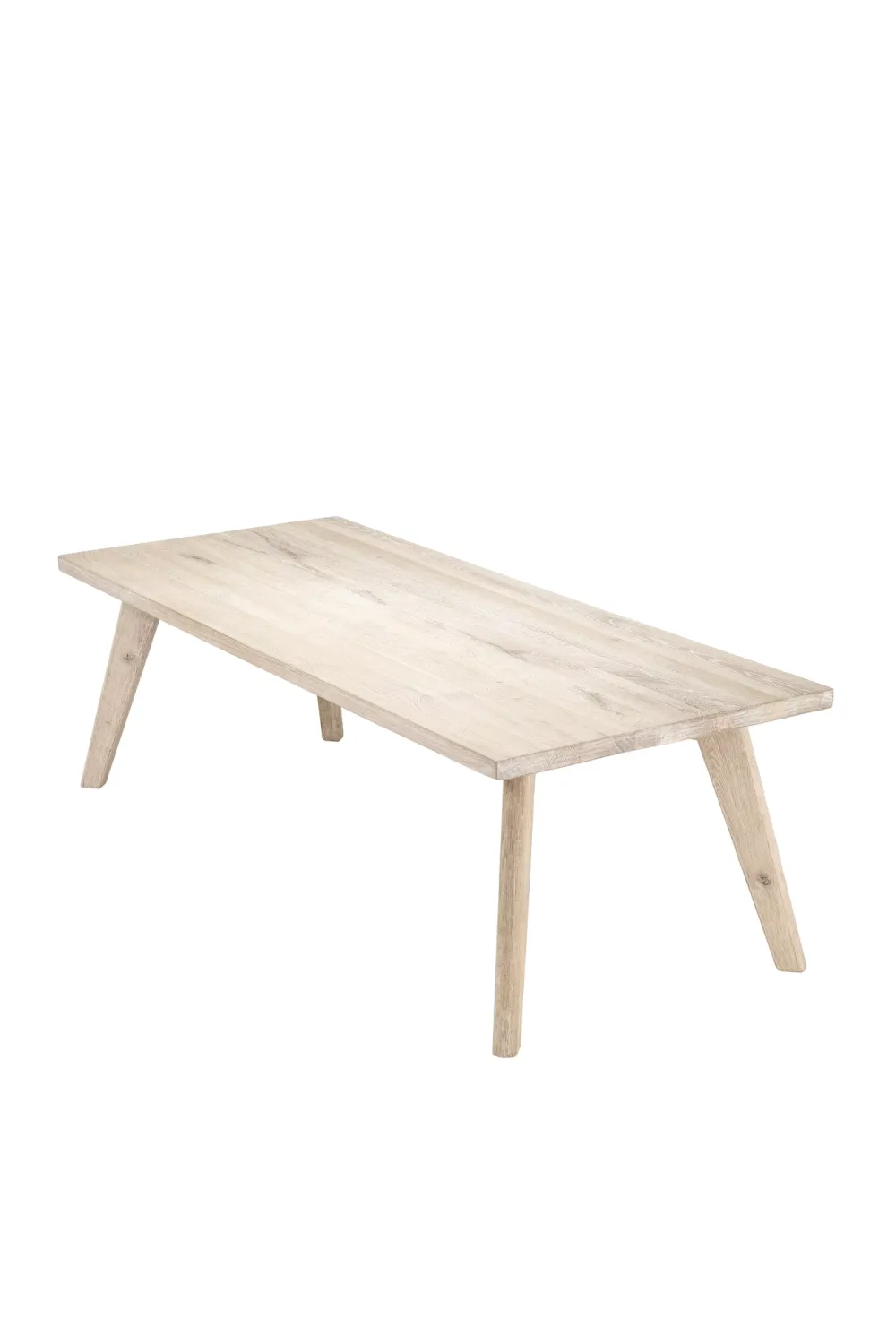 Medium Rectangular Bleached Oak Dining Table | Eichholtz Biot