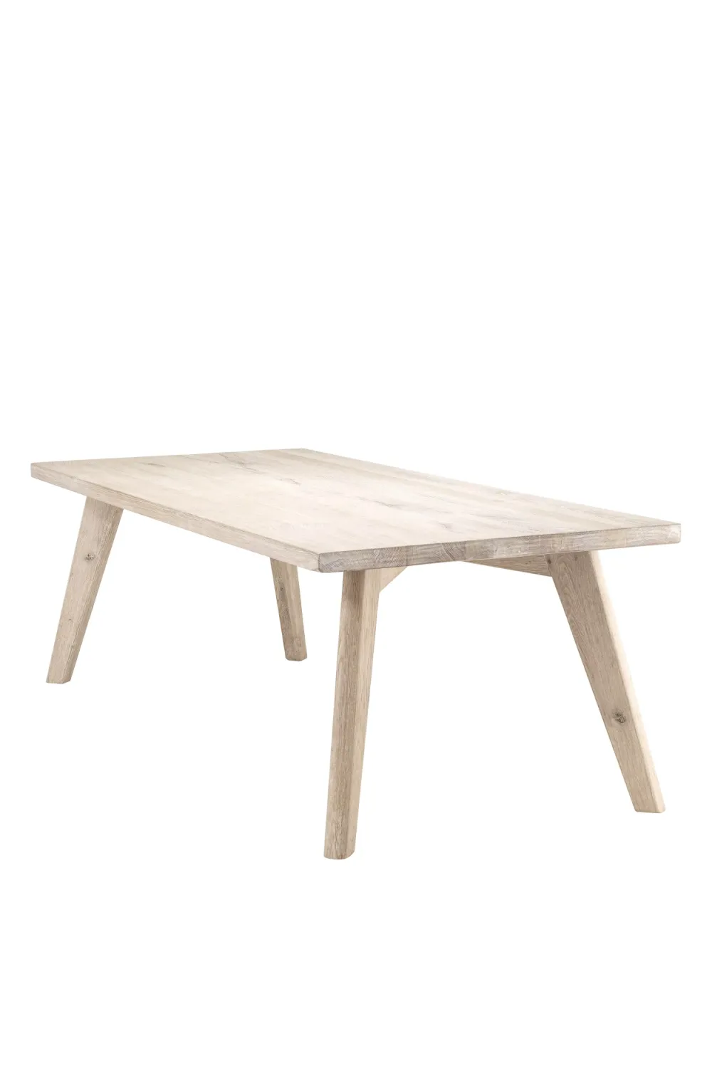 Medium Rectangular Bleached Oak Dining Table | Eichholtz Biot