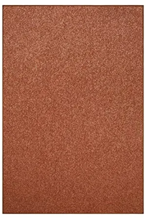 Modern Plush Solid Color Rug - Rust, 5' x 8', Pet and Kids Friendly Rug. Made in USA, Rectangle, Area Rugs Great for Kids, Pets, Event, Wedding