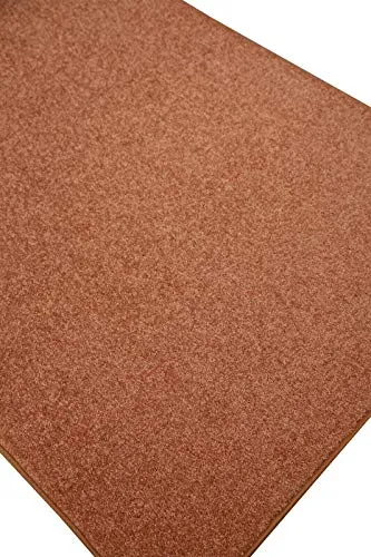 Modern Plush Solid Color Rug - Rust, 5' x 8', Pet and Kids Friendly Rug. Made in USA, Rectangle, Area Rugs Great for Kids, Pets, Event, Wedding