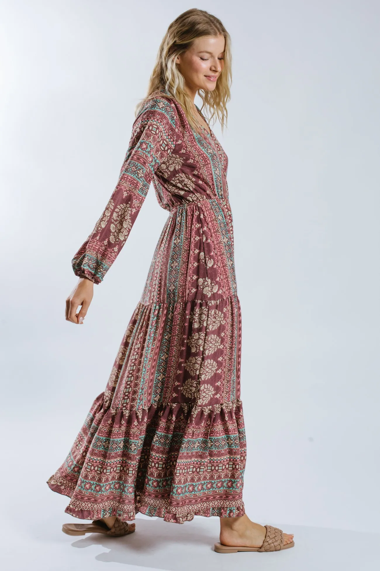 Nuha L/S Maxi Dress