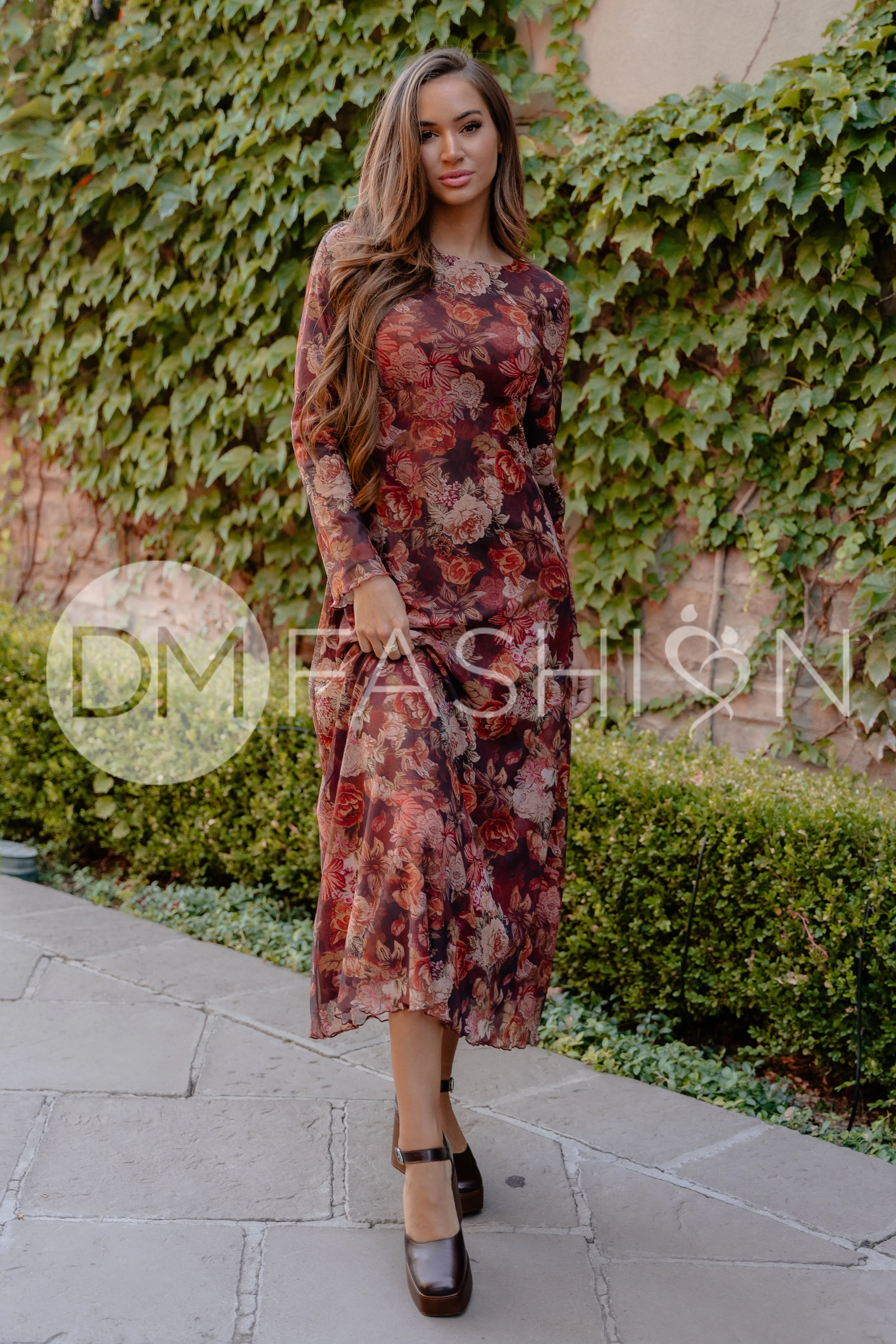 Phoebe Fall Floral - DM Exclusive - Maternity Friendly