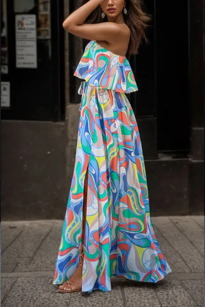 Tube "Off Shoulder"  Maxi Resort Dress