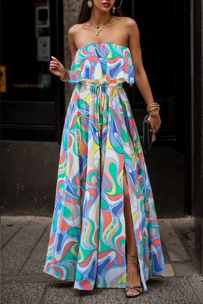 Tube "Off Shoulder"  Maxi Resort Dress